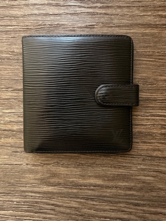 Louis Vuitton Other - Authentic Louis Vuitton Black Epi Leather Snap Wallet (Made in France)